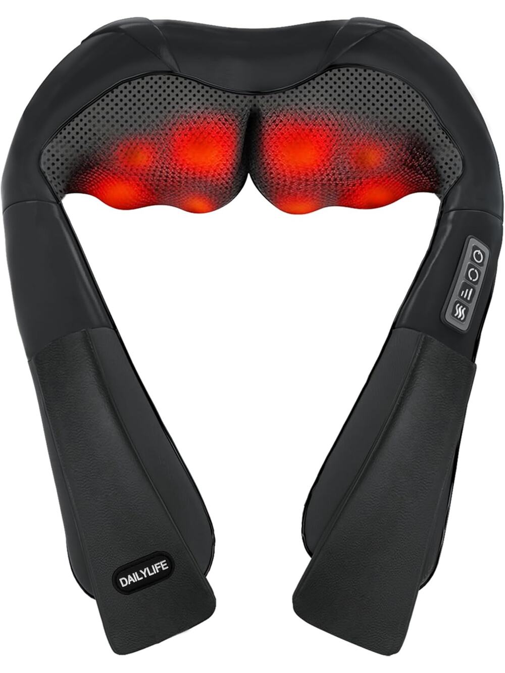 DAILYLIFE Neck Massager with Heat, for Neck Pain, Shoulder, Waist, Leg & Foot